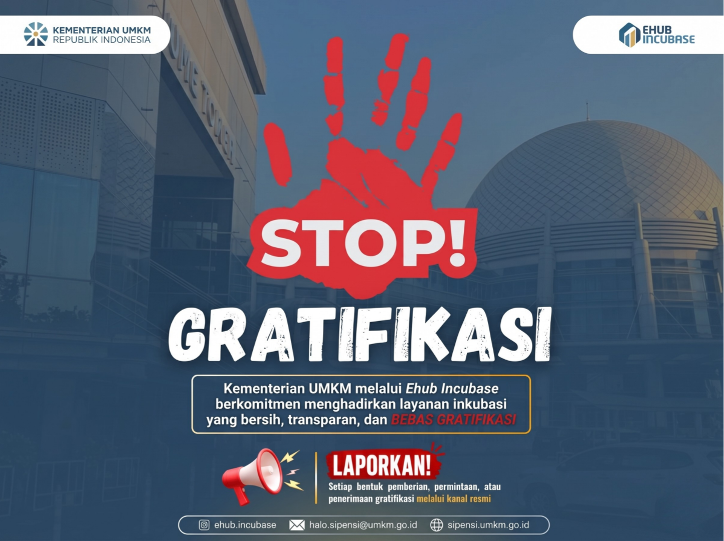 Ehub Incubase Tegaskan Komitmen Tolak Gratifikasi demi Pelayanan yang Bersih dan Berintegritas
