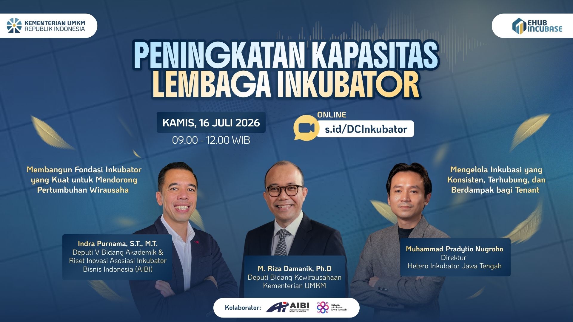 Kementerian UMKM Dorong Peningkatan Kualitas Inkubasi