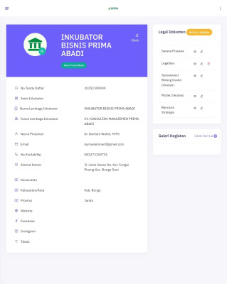 INKUBATOR BISNIS PRIMA ABADI